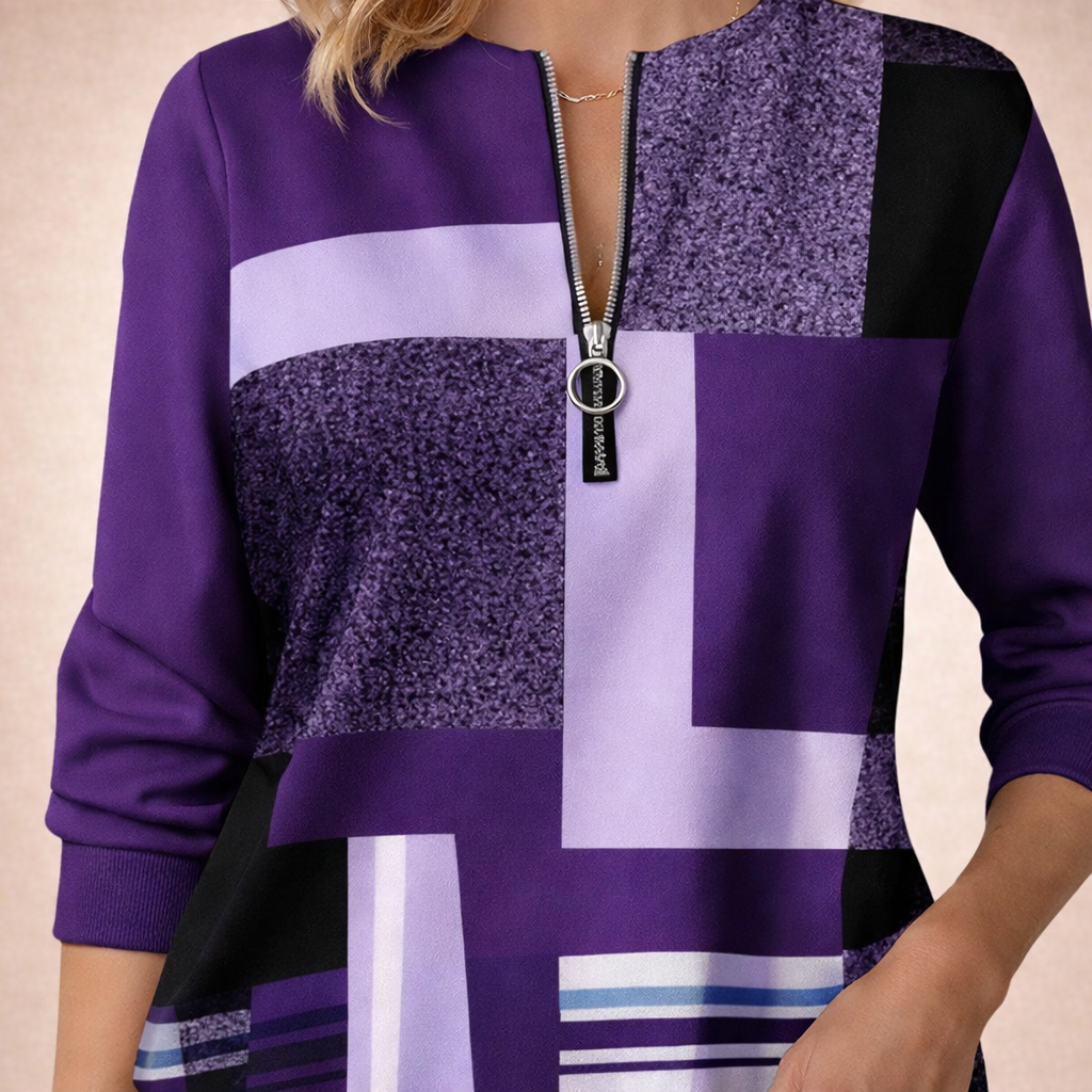 Ásdís - Peysa með rennilás