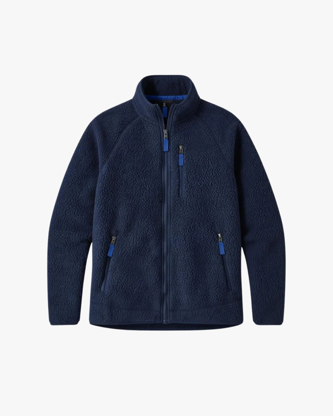 Stanley - flíspeysa með háum fléttum