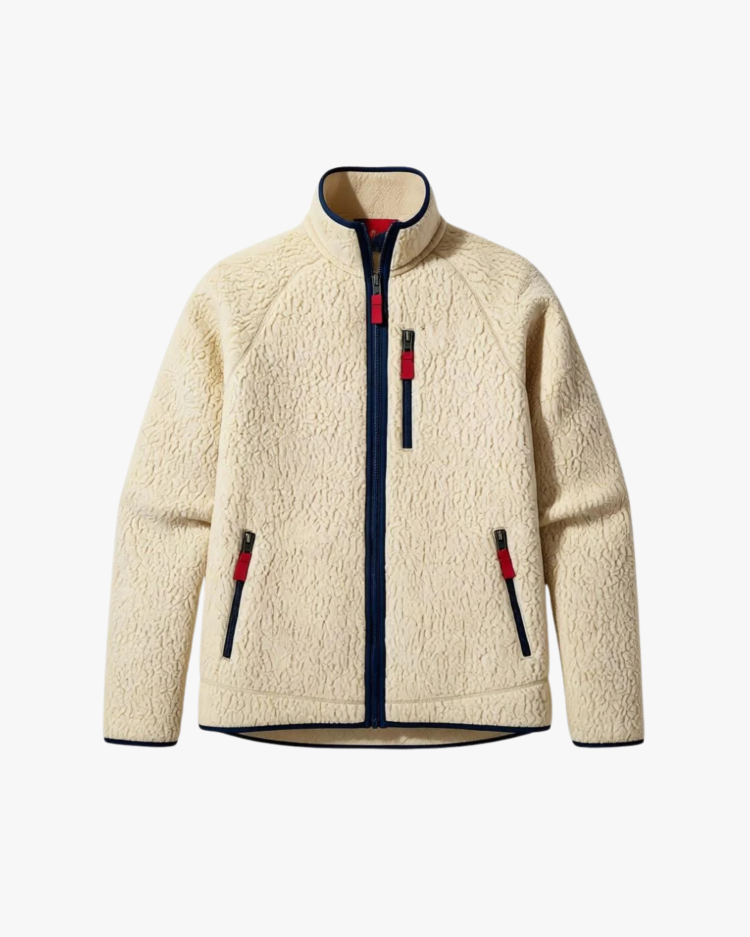 Stanley - flíspeysa með háum fléttum