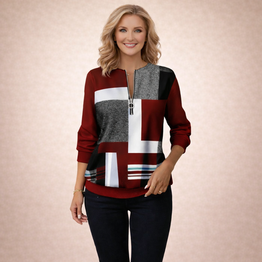 Ásdís - Peysa með rennilás