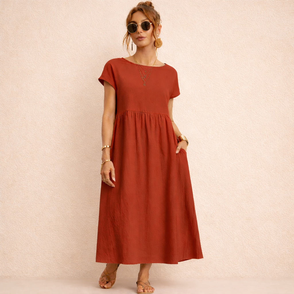 Greta - Frjálslegur kjóll