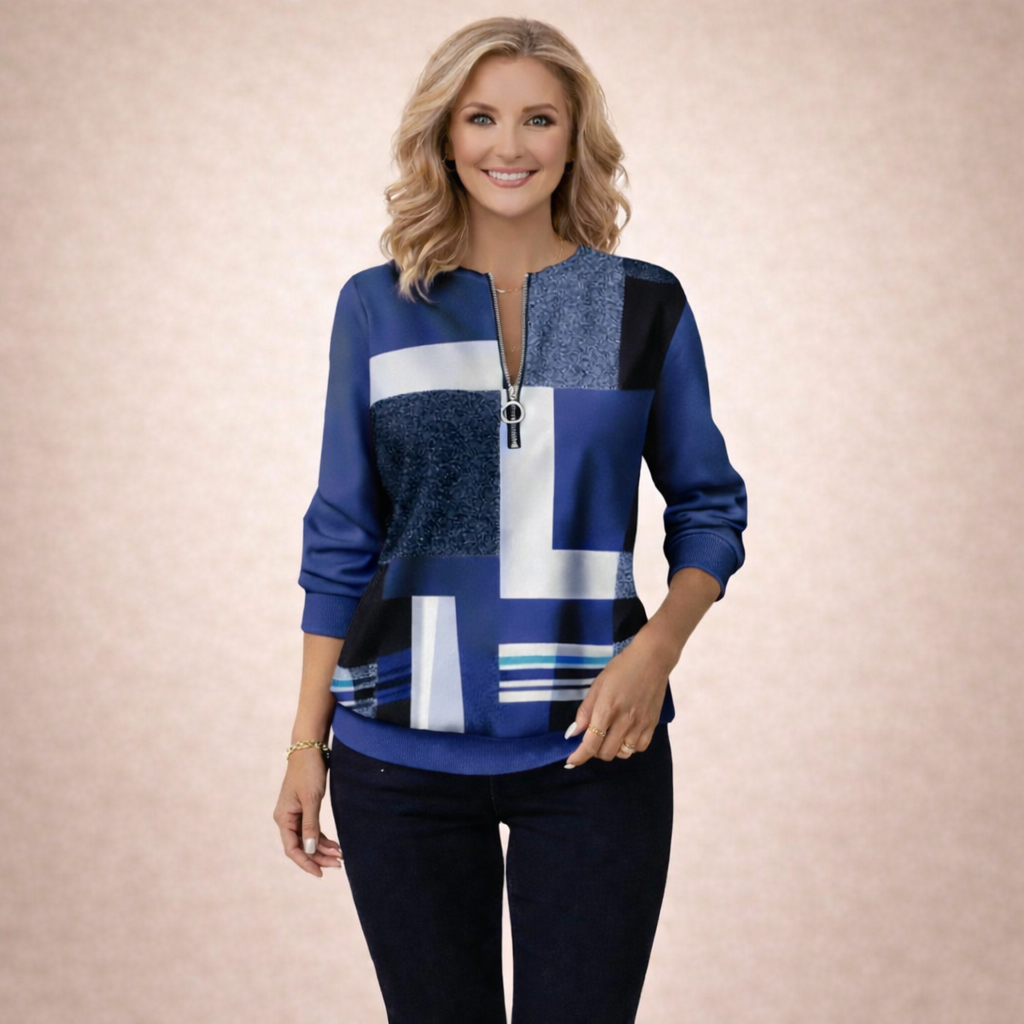 Ásdís - Peysa með rennilás