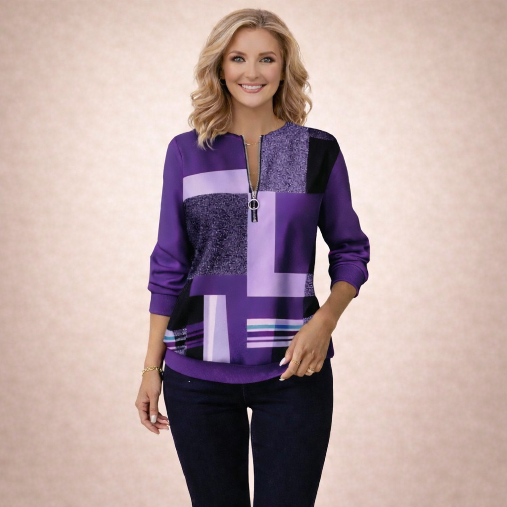 Ásdís - Peysa með rennilás