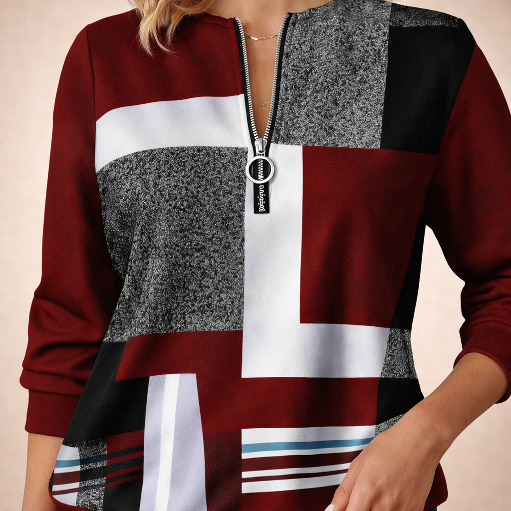 Ásdís - Peysa með rennilás