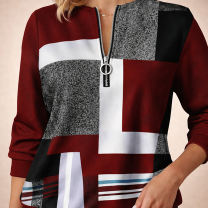 Ásdís - Peysa með rennilás