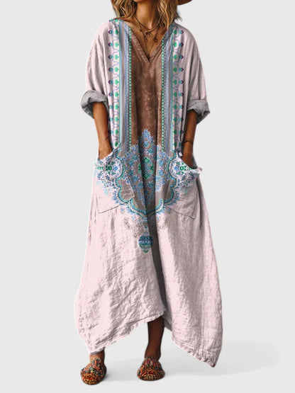 Saga - Listrænn síðkjóll